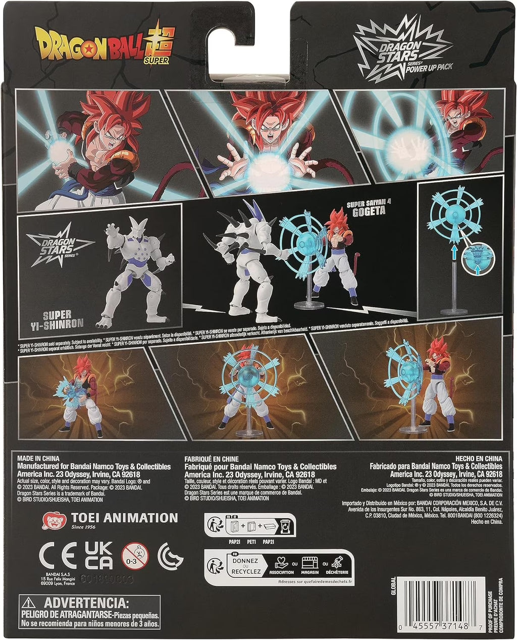 - Dragon Ball Super - Super Saiyan 4 Gogeta, Power up Pack 6.5" Action Figure Set