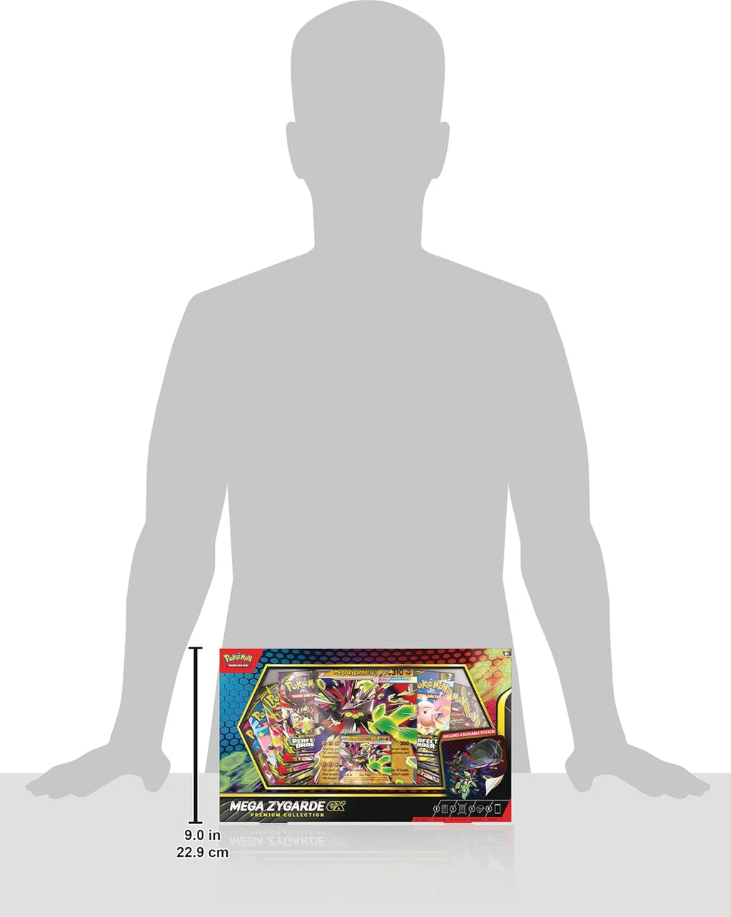 Pokemon TCG: Mega Zygarde Ex Premium Collection with 8 Booster Packs | 8 Booster Packs