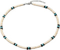 Puka Shell Beaded Necklace Men Summer Surfer Seed Necklace Seashell Beads Necklace for Women Beach Necklace for Men Beach Jewelry