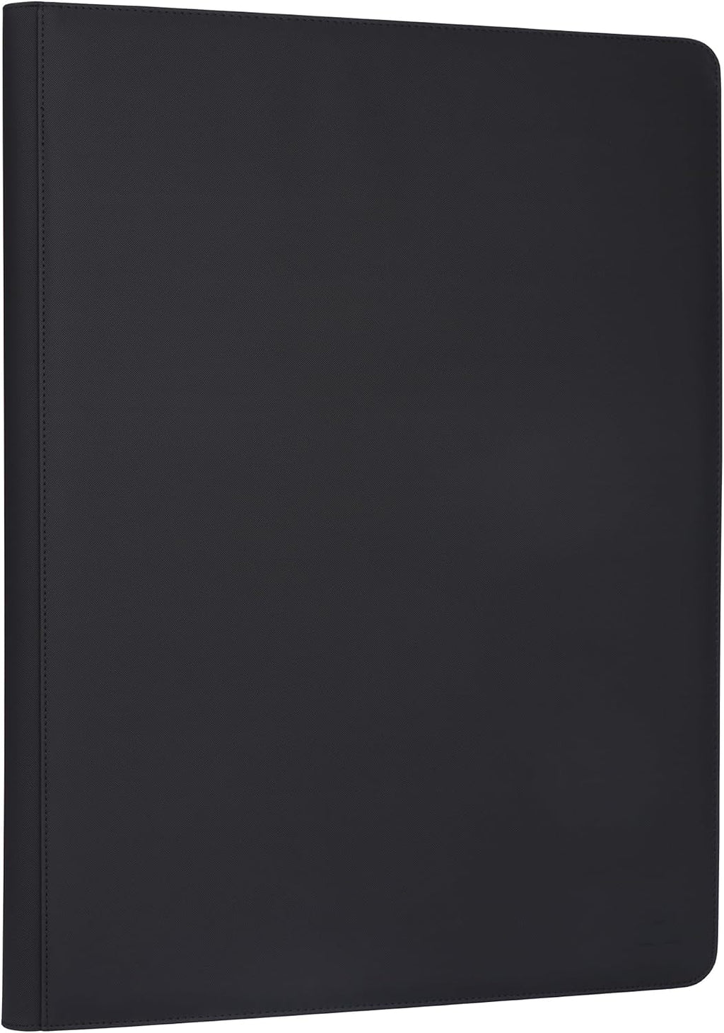 36-Pocket Ringless Trading Card Binder - Holds 2304 Sleeved Cards, Side-Loading Black Pages, Water-Resistant Zipper Album for TCG & Sports