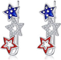 Ear Climbers Earrings for Women Sterling Silver Vintage Ear Crawler Earrings Jewelry Gifts for Women