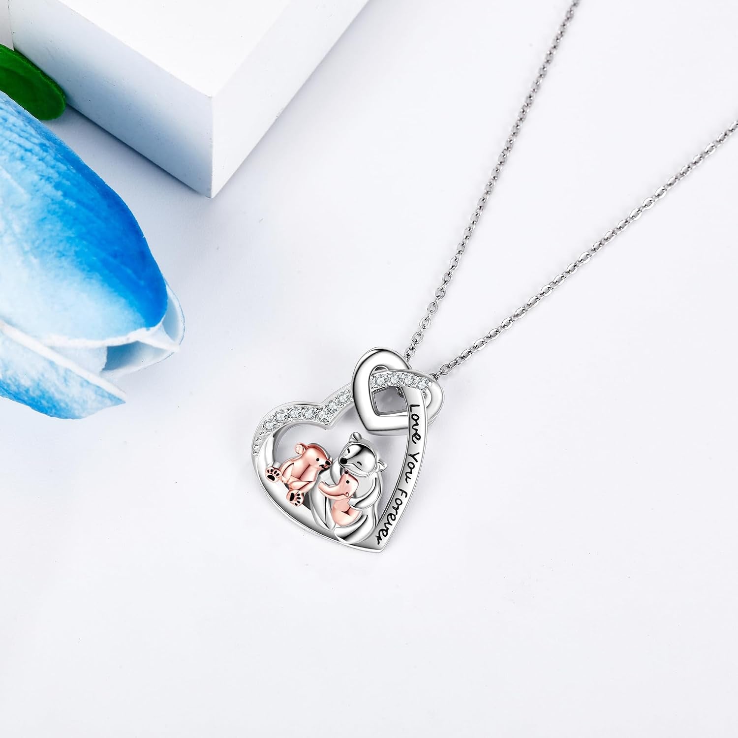 Phoenix/Yorkie/Dragonfly/Penguin/Corgi/Dog/Butterfly/Highland Cow/Duck/Capybara/Starfish/Panda/Raccoon/Bee/Black Cat/Elephant/Pig/Raven/Chicken Sterling Silver Necklace Animals Jewelry Gifts for Women