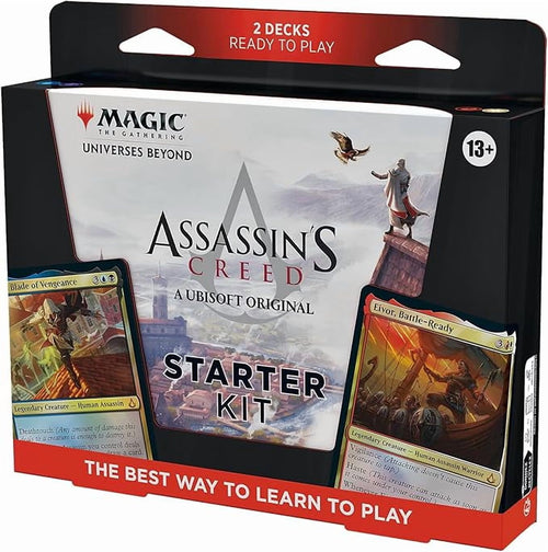 - Assassin’S Creed Starter Kit | Learn to Play Magic with 2 Assassin’S Creed-Themed Decks | 2 Player Collectible Card Game for Ages 13+