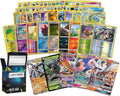 100 Pokemon Card Lot with Legendary Ultra Rare Cards- Bundle with a LCC Deck Box Included