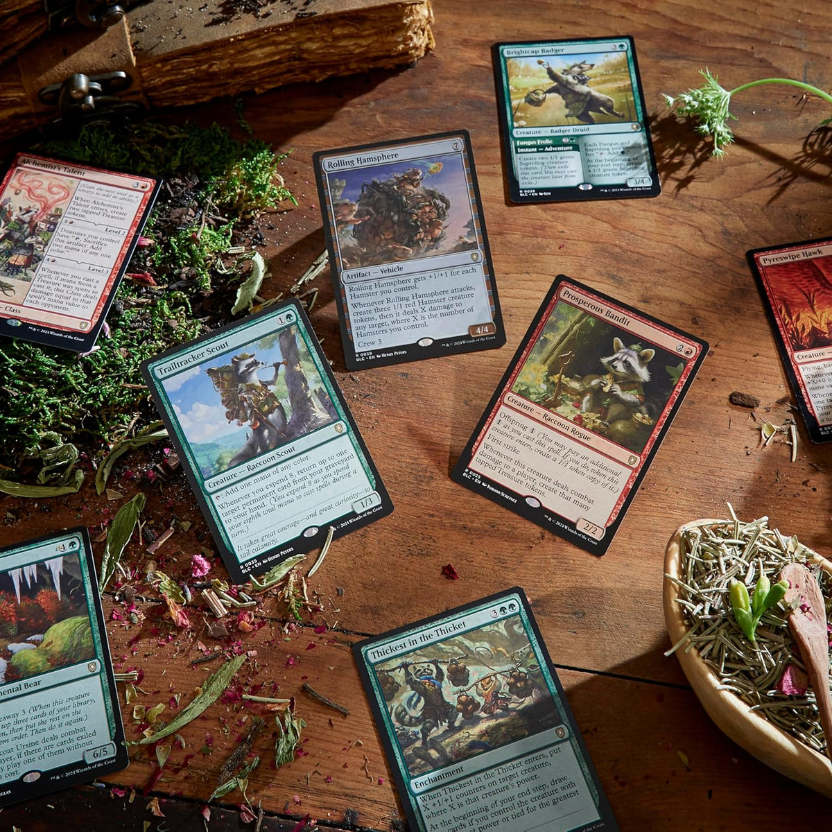 Bloomburrow Commander Deck - Animated Army (100-Card Deck, 2-Card Collector Booster Sample Pack + Accessories)