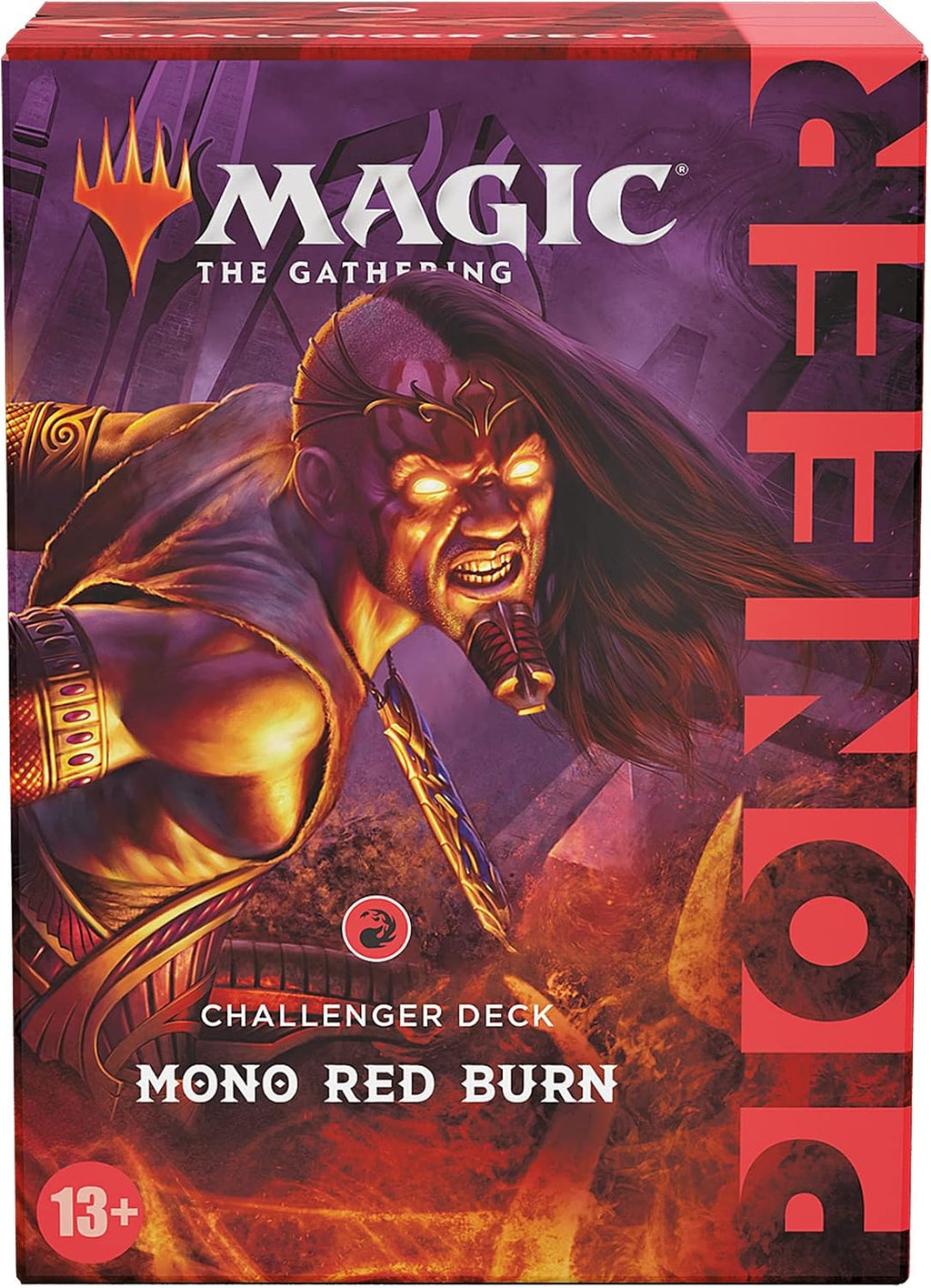 Magic the Gathering Pioneer Challenger Deck 2021 – Mono Red Burn (Red) for Ages 13+ Years