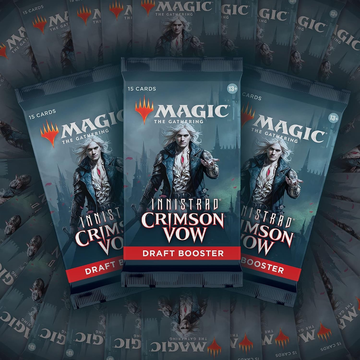 Magic: the Gathering Innistrad: Crimson Vow Draft Booster Box | 36 Packs + Dracula Box Topper (541 Magic Cards)