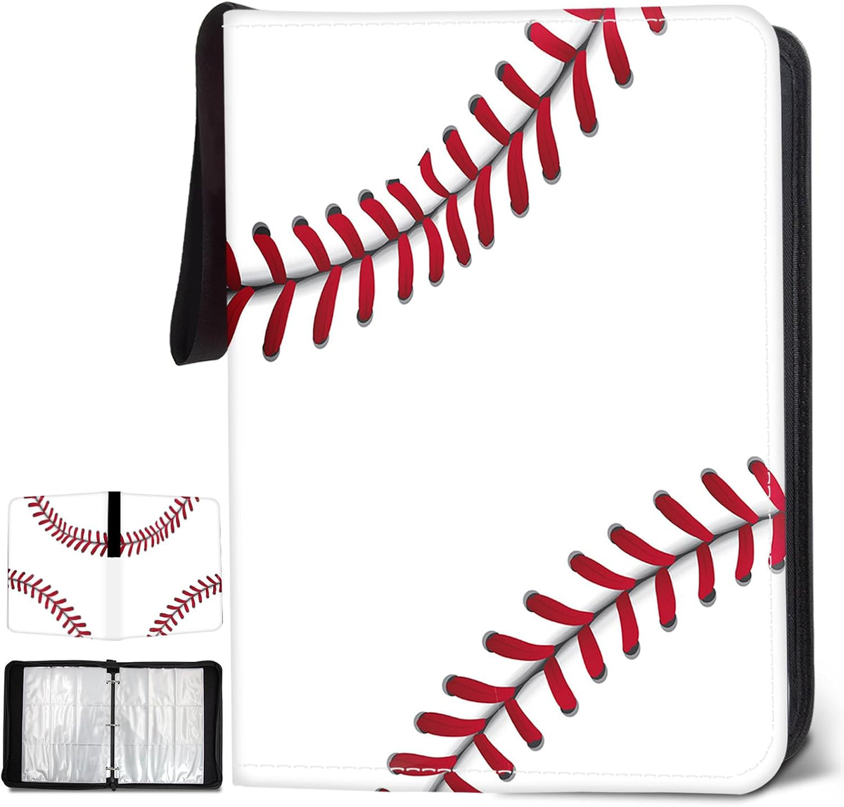 Dragon Card Binder Waterproof PU Leather Zipper Binder Album