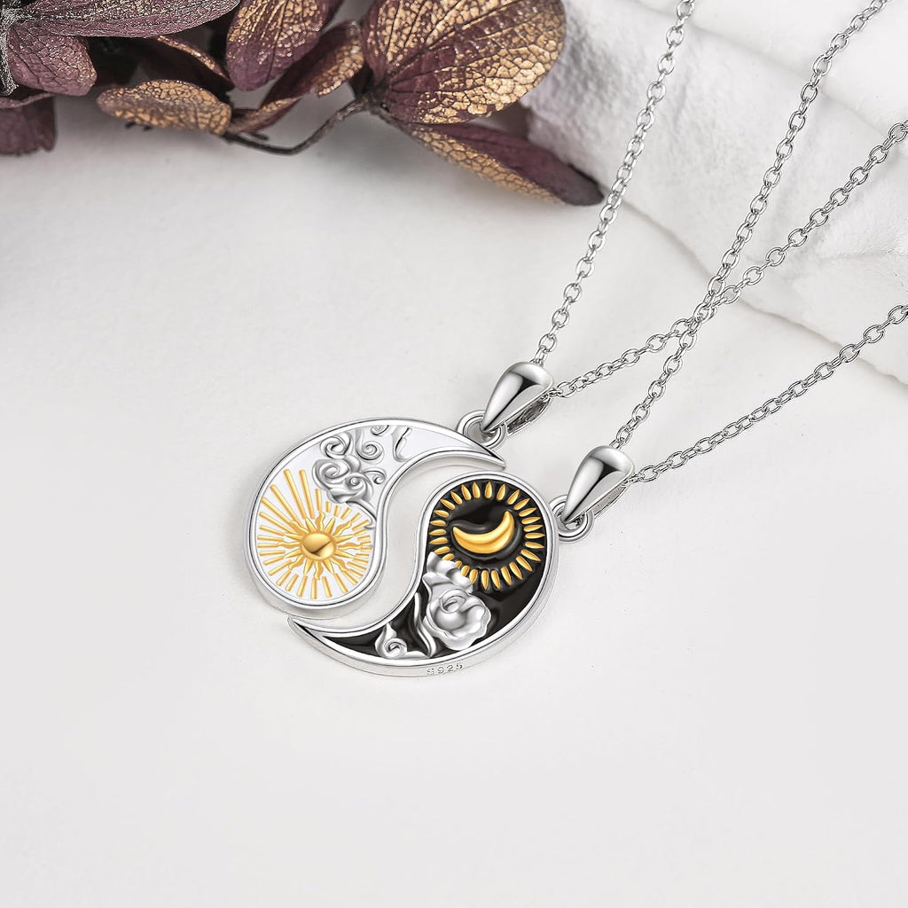 Star of David/Celtic Cross/Matching Couples/Music Note/Horseshoe Pendant Necklace S925 Sterling Silver Jewelry Gifts for Women Girls